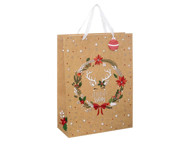  Sac cadeau grande taille kraft  - Conforama A