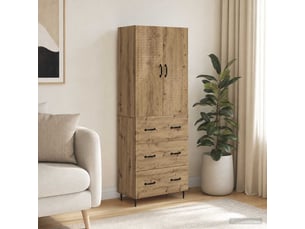 Armoire <strong></strong> <strong></strong> coloris bois clair largeur 66 cm
