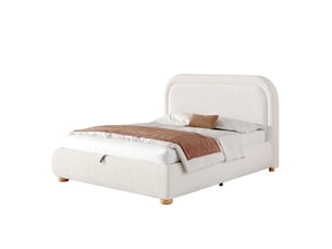 Lit coffre 160x200 cm coloris blanc