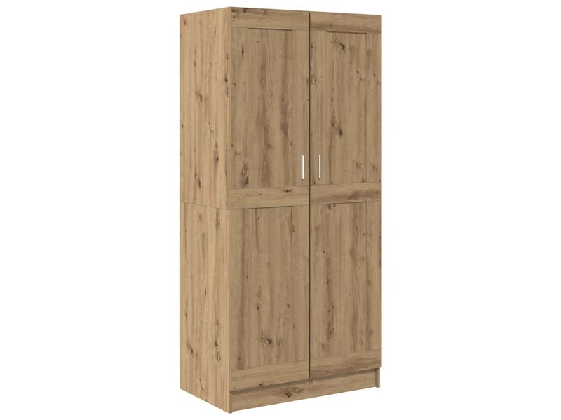  Armoire chambre, armoire de rangement chêne artisan 82,5x51,5x180 cm bois d'ingénierie  - Conforama A