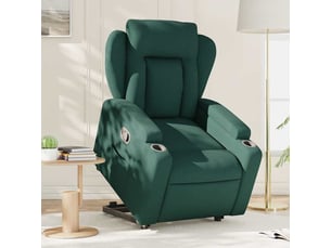 Fauteuil fixe  <strong></strong> Tissu vert