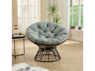 Fauteuil fixe  <strong></strong> Tissu vert