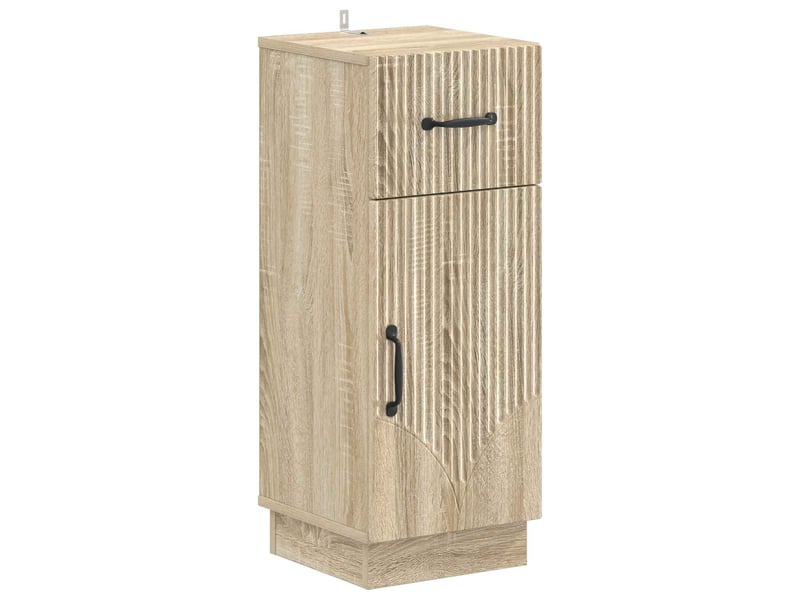  Ensemble de 2 meubles de salle de bain hoorn chêne sonoma cf63188  - Conforama D