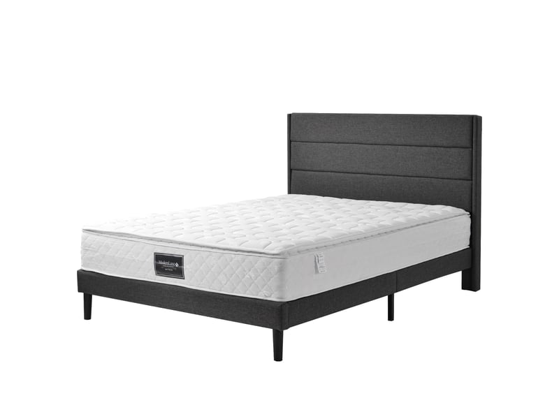  Matelas ressorts ensachés 140x200x25 cm - matelas 7 zones avec surmatelas intégré - certifié oeko-tex- blanc  - Conforama A