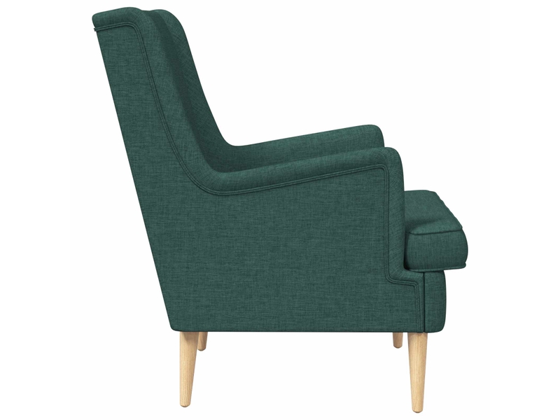  Vidaxl fauteuil vert foncé tissu  - Conforama E