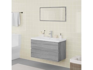 Meubles de salle de bain, armoire salle de bain sonoma gris bois d'ingénierie cf65465