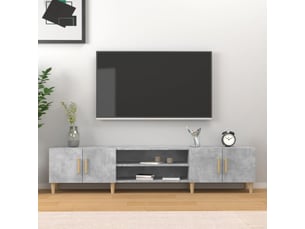 Meuble tv coloris gris 180 cm <strong></strong>  <strong></strong>