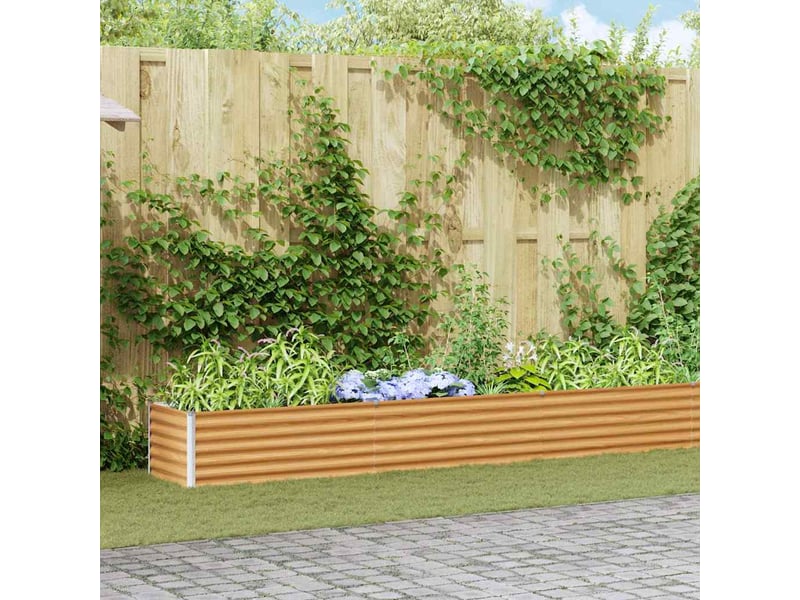  Jardinière - bac à fleurs surélevée marron clair 485 x 50 x 36 cm  - Conforama B