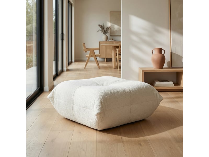  Les repose-pieds en chenille complètent les canapés de tous styles ; repose-pieds de canapé togo, bancs à chaussures élégants DE24022-O-XNR-BG - Conforama B