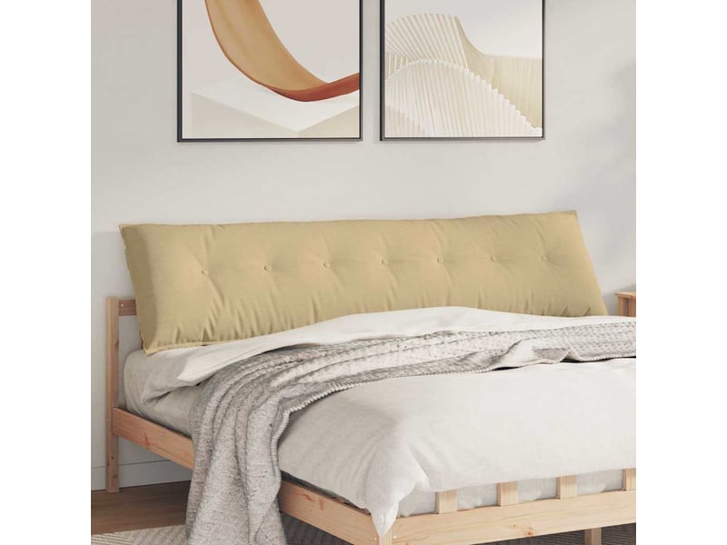  Coussin de dos, coussin de dossier vert gris 200 x 50 cm tissu en velours côtelé cf55104  - Conforama B