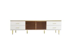 Meuble tv coloris blanc 170 cm   