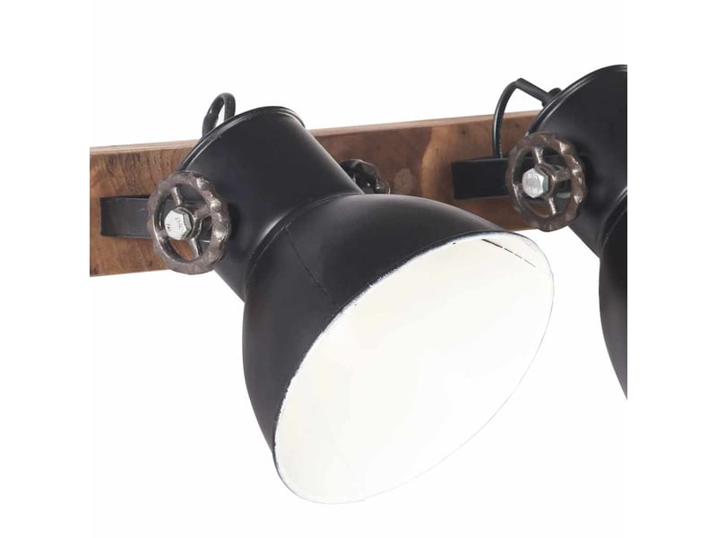 Lampe murale, applique murale industrielle noir 45x25 cm e27  - Conforama D