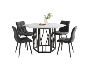 Ensemble table forme atypique 0 banc(s) 4 chaise(s)  <strong></strong> <strong></strong> 