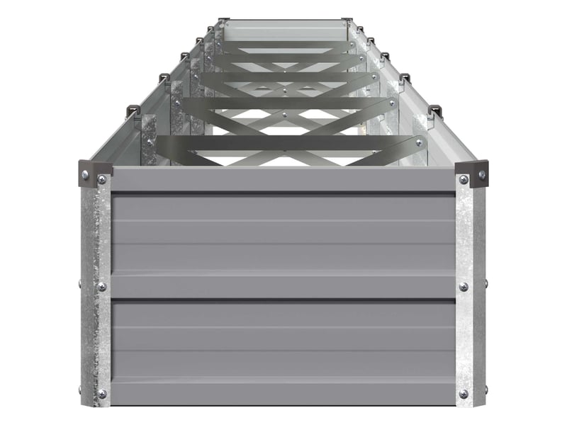 Jardinière - jardin surélevé gris 480 x 40 x 24 cm acier laminé à froid - Conforama D