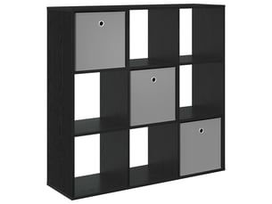 Buffet - bahut - meuble de rangement chêne noir 102 x 31 x 99,5 cm
