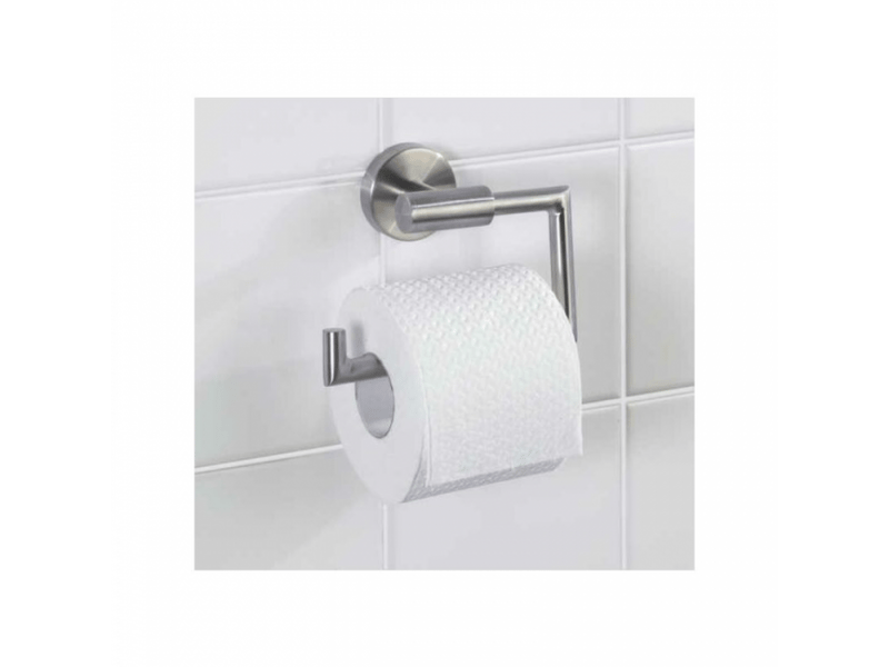  Porte papier toilette mural, dérouleur papier toilette, acier inox, 15x10,5x6,5 cm  - Conforama B