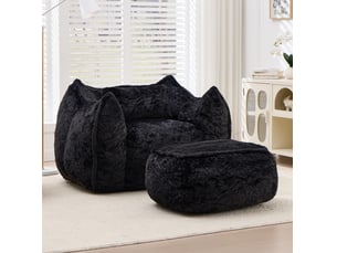 Fauteuil fixe <strong>MODENVIE</strong> <strong></strong> Tissu noir