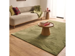 Nube - tapis en tissu doux vert - 160x230 cm