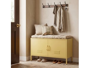 Bibliotheque coloris jaune BEAUNIV - 39.37 cm x 25.59 cm