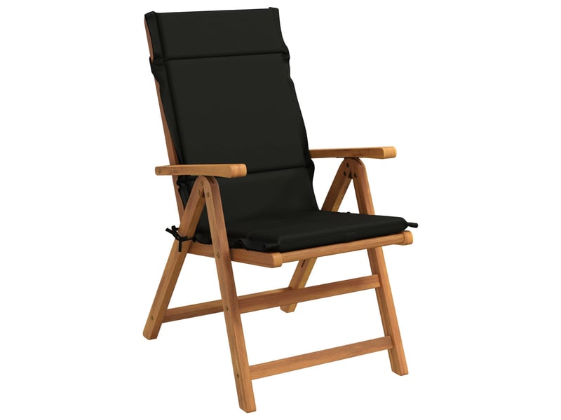  Lot de 6 coussins de chaise à dossier haut gemert noir cf59384  - Conforama C