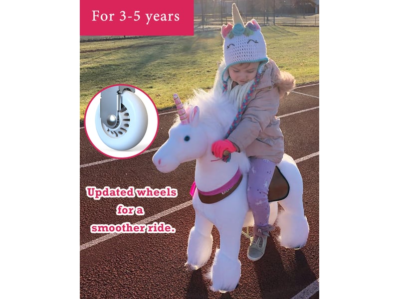  Ponycycle licorne blanche à monter petit modèle pour 3 à 5 ans Ux304 - Conforama C