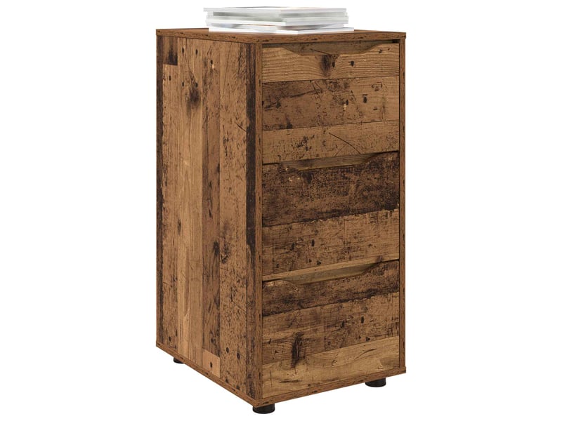  Armoire de rangement, commode de rangement 40 x 48 x 81 cm bois d'ingénierie shl2495  - Conforama C