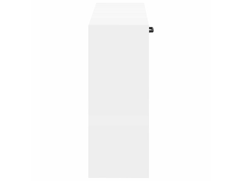  Meuble à chaussures mural, armoire à chaussures haarlem 71x17x43 cm blanc  - Conforama E