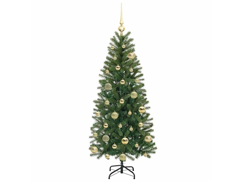 Sapin de noël artificiel, arbre de noël vert 120 cm pe et pvc shl446 - Conforama D