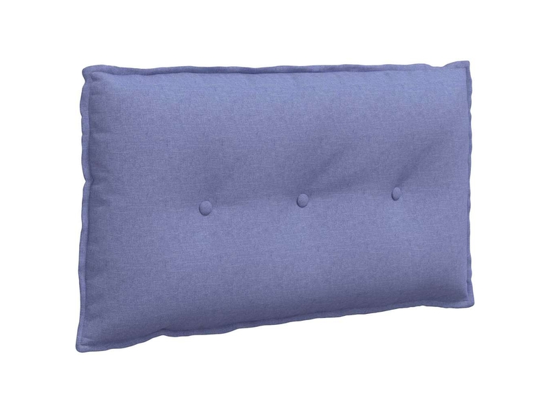  Coussin de dos, coussin de dossier bleu denim 80 x 19 x 50 cm tissu cf54554  - Conforama A