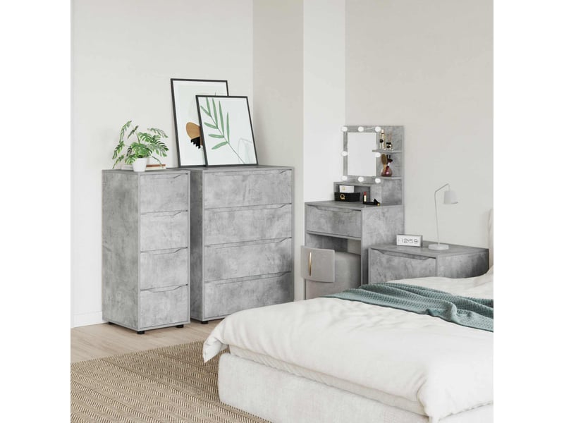  Armoire de rangement, commode de rangement 40 x 48 x 105 cm bois d'ingénierie shl4435  - Conforama D