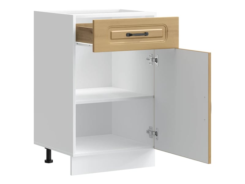  Meuble de rangement, armoire de cuisine kalmar chêne artisanal bois d'ingénierie shl6176  - Conforama E