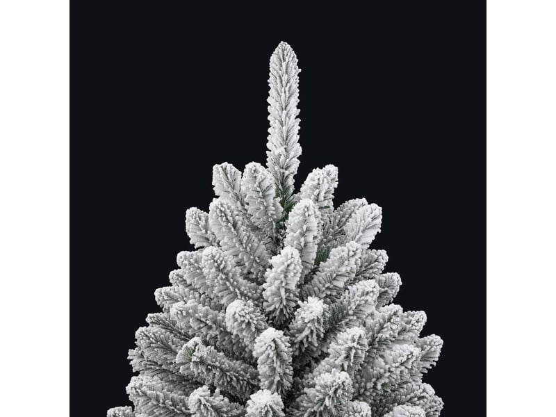  Sapin de noël - arbre de noël artificiel à charnières avec neige floquée 150 cm  - Conforama E