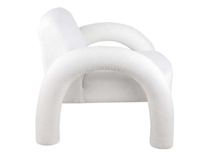 Fauteuil fixe <strong>LEITMOTIV</strong> <strong></strong> Coton / Polyester blanc