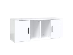 Meuble tv coloris blanc 100 cm <strong></strong>  <strong></strong>