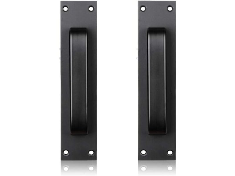  Poignée noire pour portes coulissantes de cuisine meubles armoires placards portes de grange, poignée pour tiroir coulissant.  - Conforama A