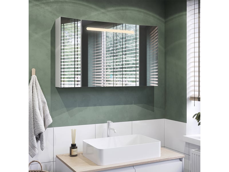 Vicco armoire de toilette, blanc, 100x60cm  - Conforama C