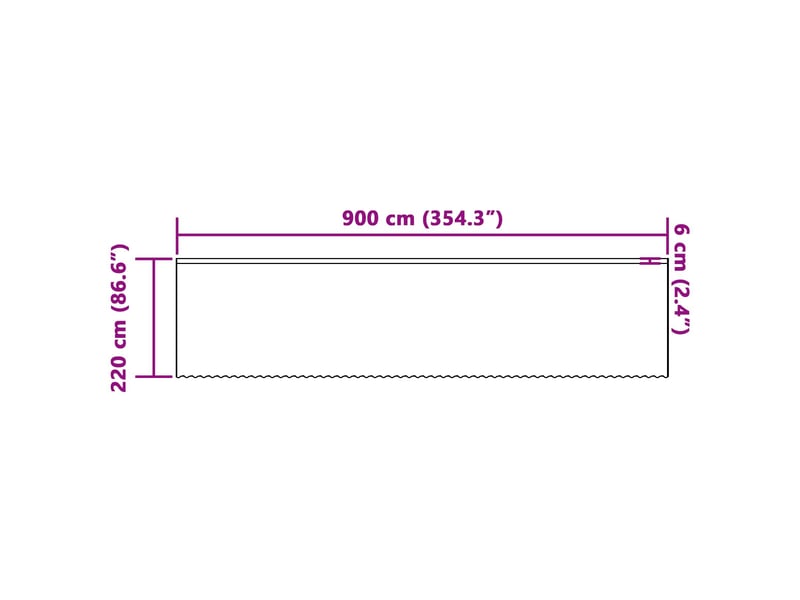  Rideau en dentelle, rideau ajouré, voilage blanc 220 x 900 cm polyester cf43734  - Conforama E