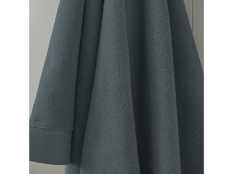 Drap de bain softy 100 x 150 cm éponge zero twist 100% coton peigné 600 gm² orage CP-DDBAINSOFTY-ORAGE - Conforama C