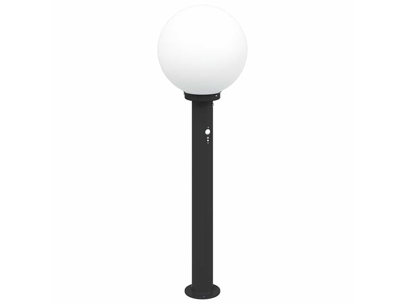 Borne lumineuse, lampadaire avec détecteur 80 cm noir ip44 - Conforama A
