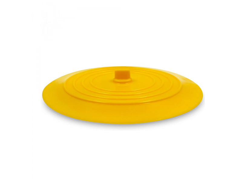 Bouchon de baignoire en silicone, bouchon d'évier, diamètre 15,3 cm, bouchon de vidange universel (1 pièce, jaune) - Conforama D
