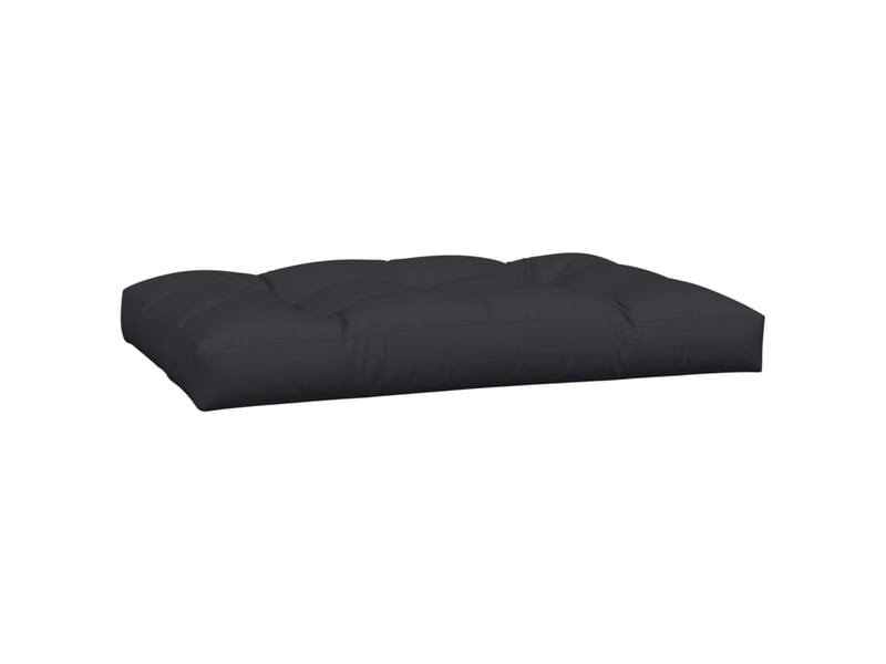  Lot de 2 coussins de palette, coussins de canapé noir tissu cf59586  - Conforama D