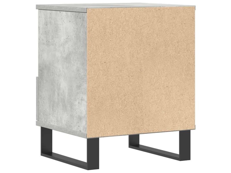  Table de chevet - cabinet de chevet - table de nuit gris béton 40x35x50 cm bois d’ingénierie  - Conforama D