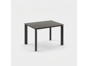 Table extensible 8 personnes avec plateau en céramique sintered stone task - gris
