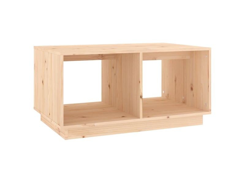  Table basse | table d'appoint salon 80x50x40 cm bois massif de pin  - Conforama A