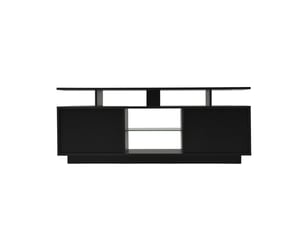 Meuble tv coloris noir 140 cm   