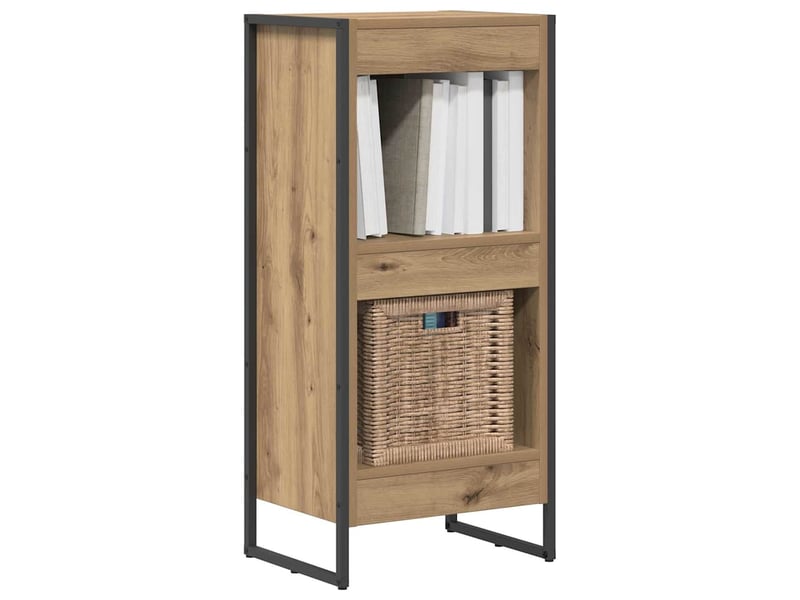Bibliothèque, armoire à livres 40 x 30 x 86,5 cm bois d'ingénierie chêne artisan - Conforama C