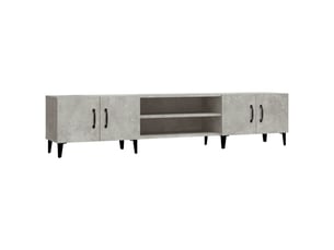 Meuble tv coloris gris 180 cm <strong></strong>  <strong></strong>