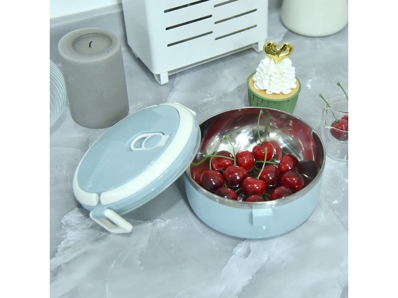 Boîte déjeuner isotherme inox 304 étanche 15cm - idéale bureau &amp; repas court - comfortxl  - Conforama E