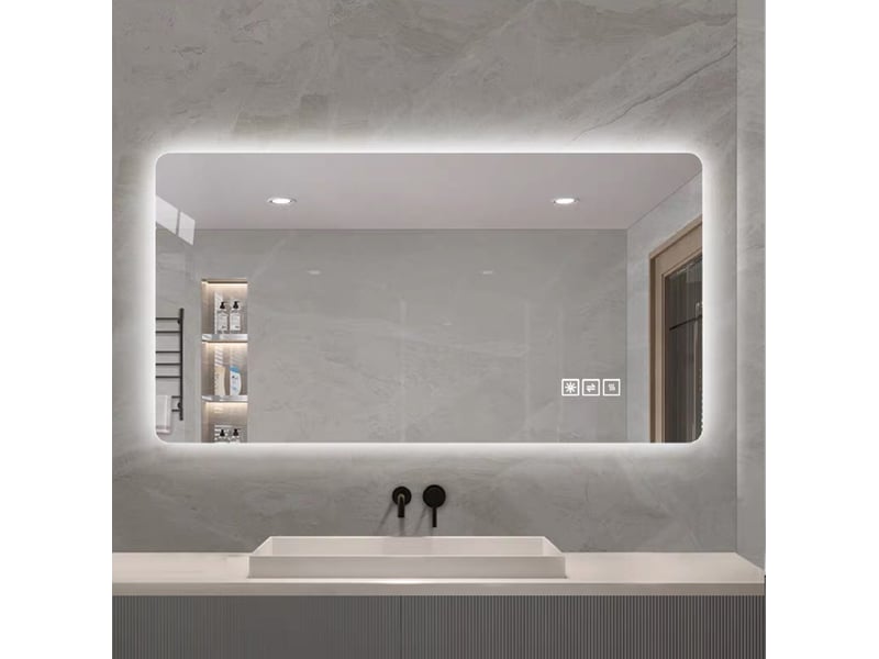  Miroir de salle de bain led 60x120 cm antibuée, 3 couleurs, ip44  - Conforama B