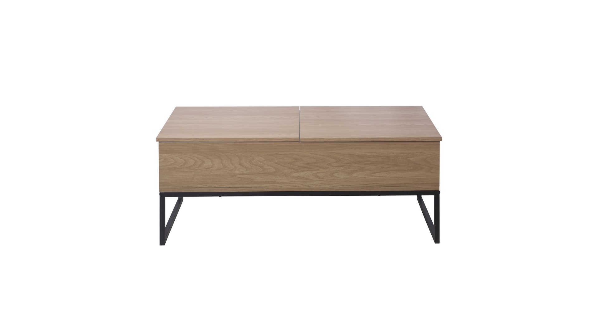 Table basse rectangulaire NEVA bois clair 54.7 Conforama